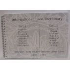 International Lace Dictionary Part I/Part II, bok