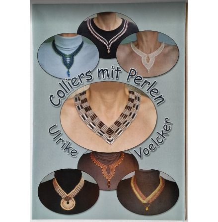 Colliers mit Perlen