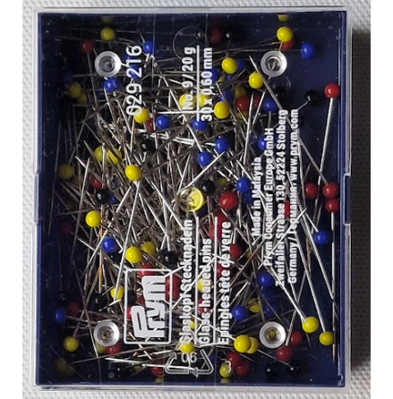 Knappn�lar med glashuvuden sm�