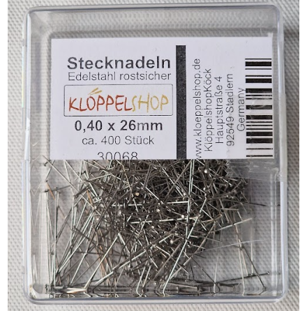 Knappn�lar f�r finknyppling (0,4 mm)